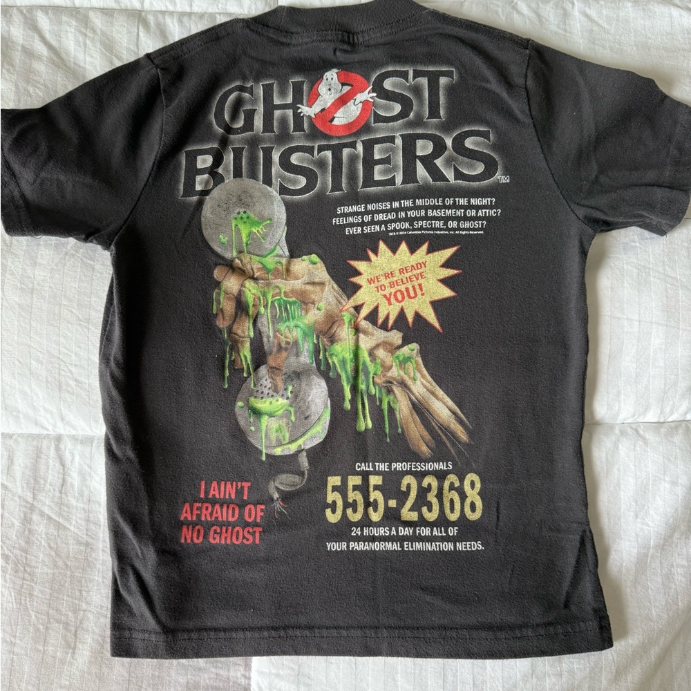 Abercrombie Kids Black Ghostbusters Tee